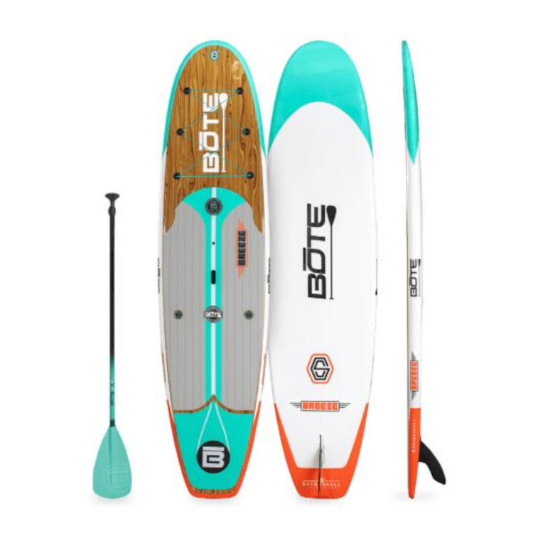 Bote Breeze Gatorshell Light 10'6" SUP Stand Up Paddleboard with Paddle - Image 5